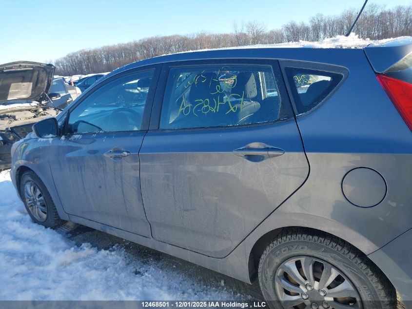 2016 Hyundai Accent Se VIN: KMHCT5AE9GU245115 Lot: 12468501