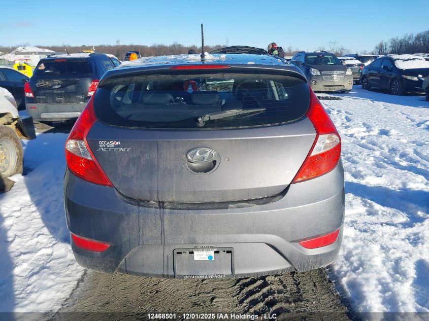 2016 Hyundai Accent Se VIN: KMHCT5AE9GU245115 Lot: 12468501