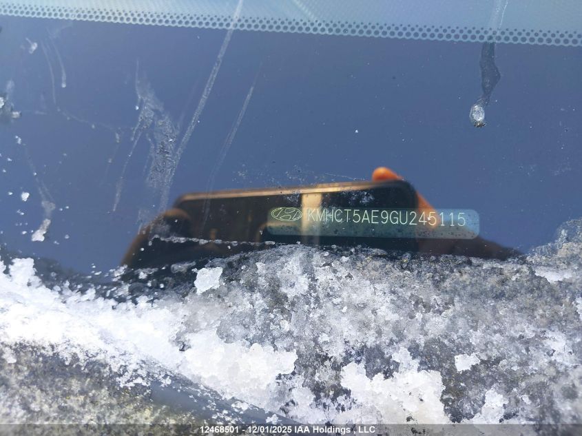 2016 Hyundai Accent Se VIN: KMHCT5AE9GU245115 Lot: 12468501