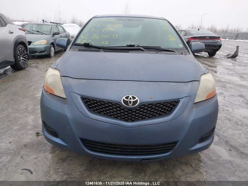 2009 Toyota Yaris VIN: JTDBT923191340017 Lot: 12461638X