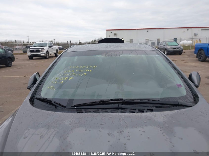 2014 Hyundai Elantra Gl VIN: 5NPDH4AE4EH492439 Lot: 12468528