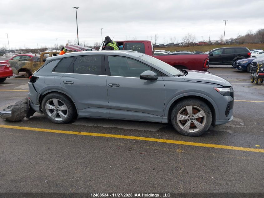 2024 Audi Q4 E-Tron 50 VIN: WA1G2AFZ8RP009550 Lot: 12468534