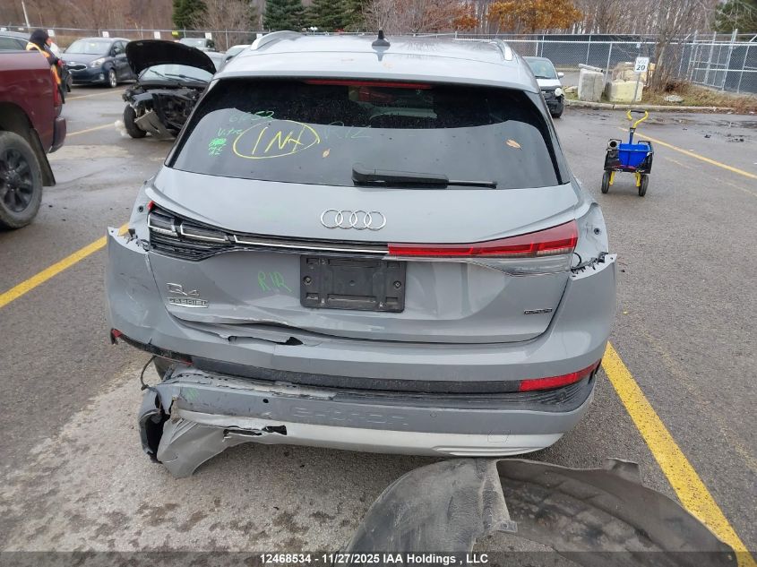 2024 Audi Q4 E-Tron 50 VIN: WA1G2AFZ8RP009550 Lot: 12468534