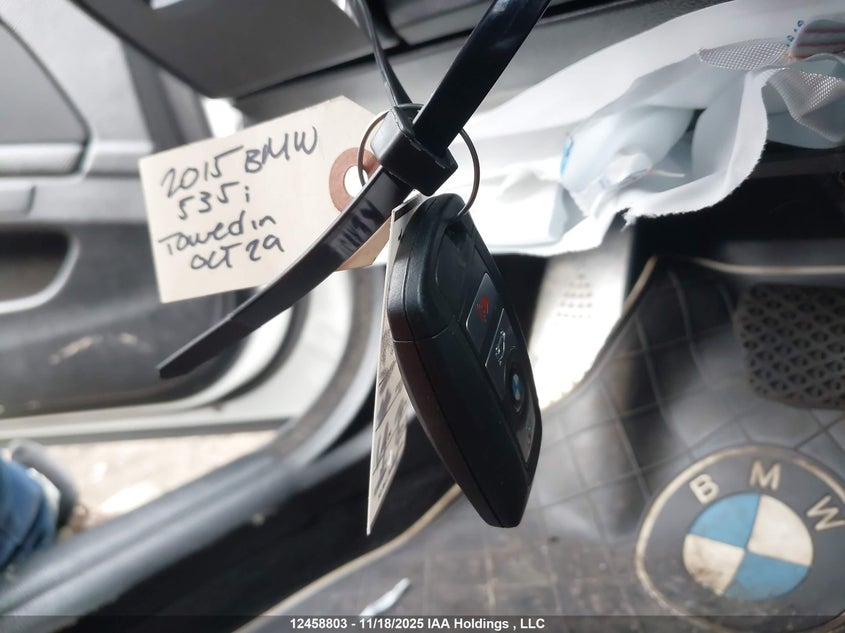2015 BMW 535I xDrive VIN: WBA5B3C54FD548865 Lot: 12458803X