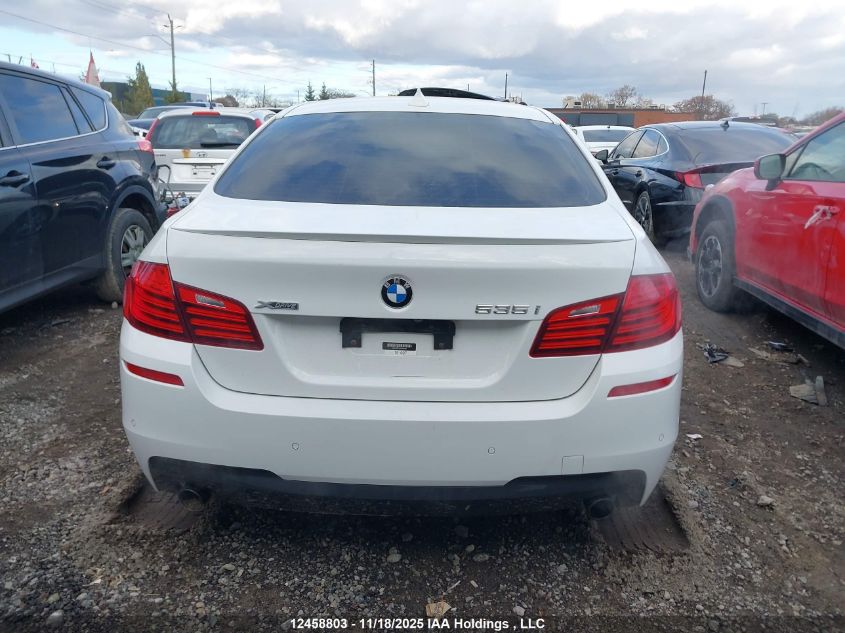2015 BMW 535I xDrive VIN: WBA5B3C54FD548865 Lot: 12458803X