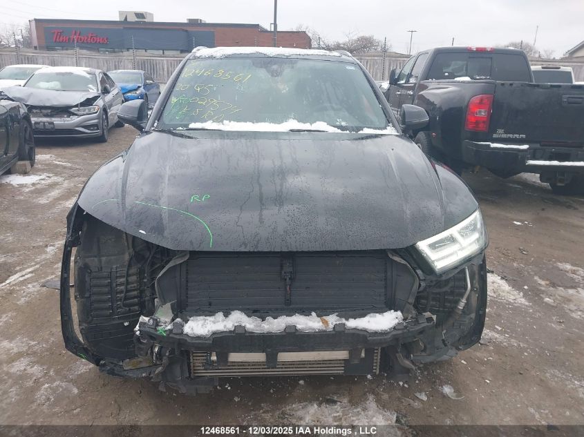 2020 Audi Q5 45 Progressiv VIN: WA1ENAFY9L2029574 Lot: 12468561