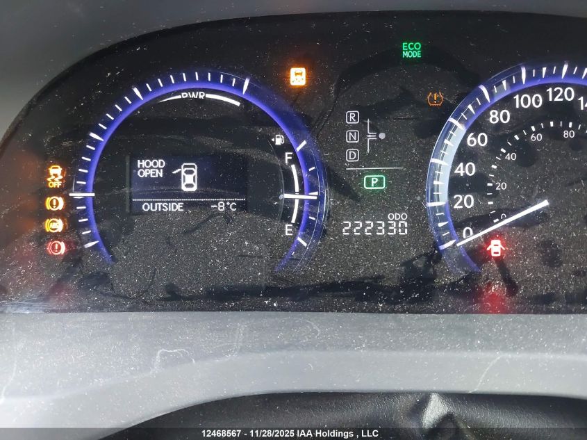 2010 Lexus Hs 250H VIN: JTHBB1BA3A2002828 Lot: 12468567