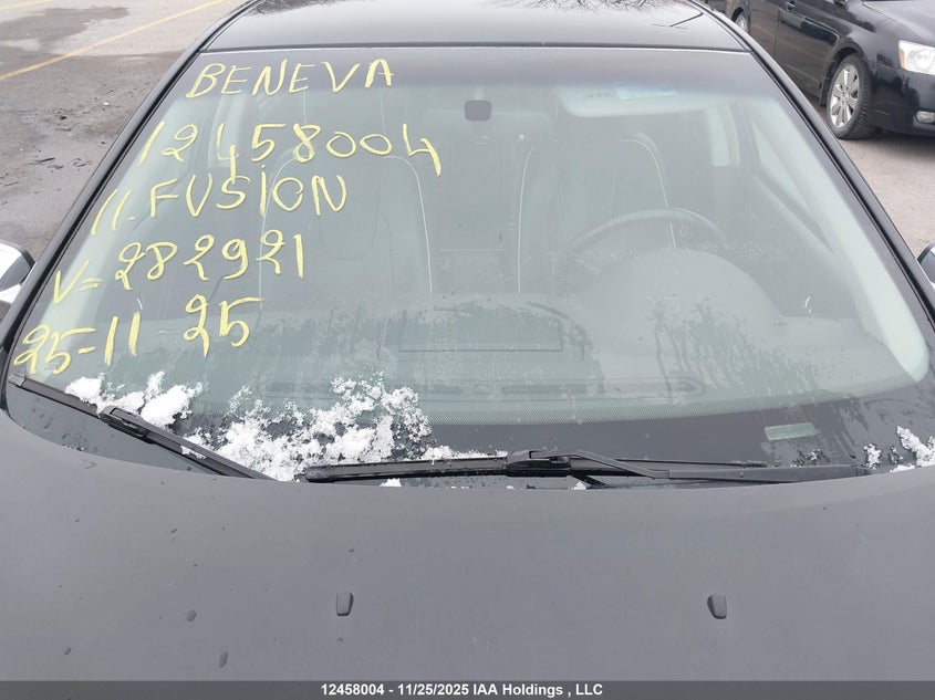 2011 Ford Fusion Sel VIN: 3FAHP0JG0BR282921 Lot: 12458004X