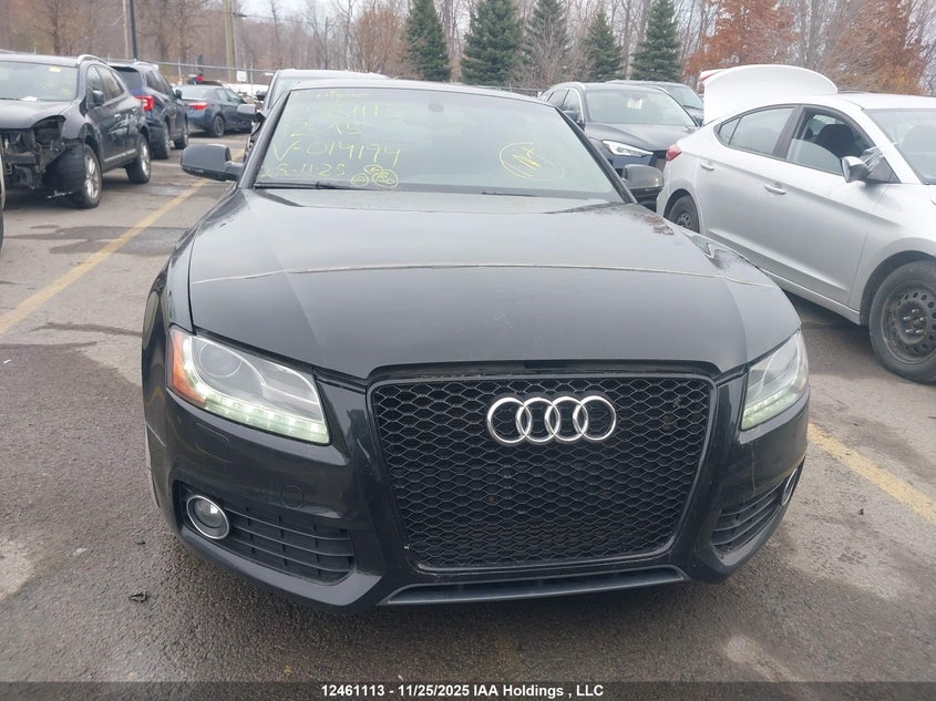 2012 Audi A5 2.0T Premium Plus VIN: WAUWFBFR0CA014194 Lot: 12461113X