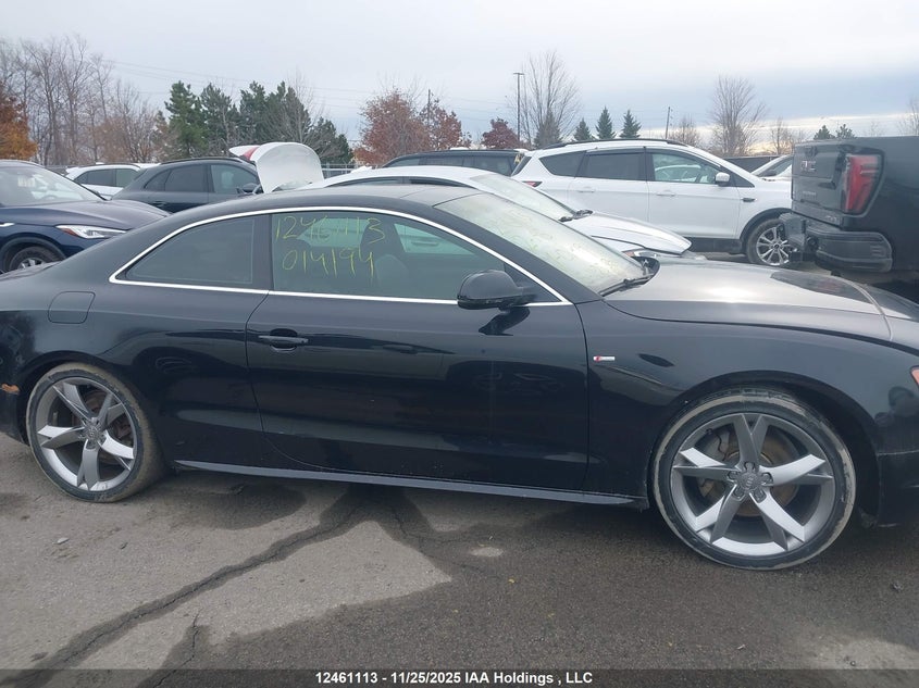 2012 Audi A5 2.0T Premium Plus VIN: WAUWFBFR0CA014194 Lot: 12461113X