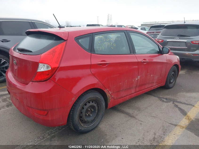 2013 Hyundai Accent Gl VIN: KMHCT5AE9DU089430 Lot: 12462292X