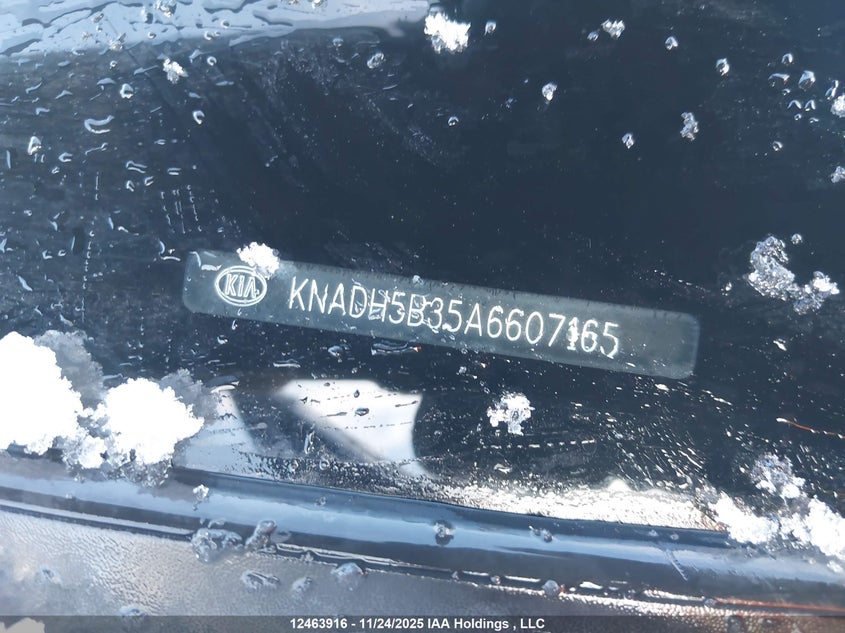 2010 Kia Rio5 Ex/Ex-Convenience/Ex-Sport VIN: KNADH5B35A6607165 Lot: 12463916X