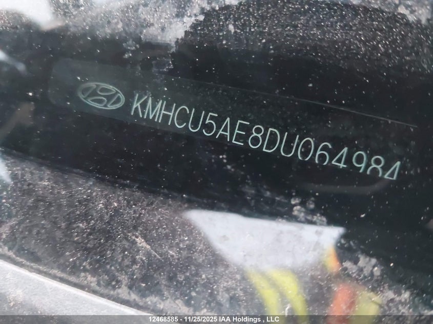 2013 Hyundai Accent Gls VIN: KMHCU5AE8DU064984 Lot: 12468585