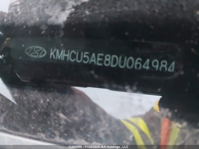 2013 Hyundai Accent Gls VIN: KMHCU5AE8DU064984 Lot: 12468585