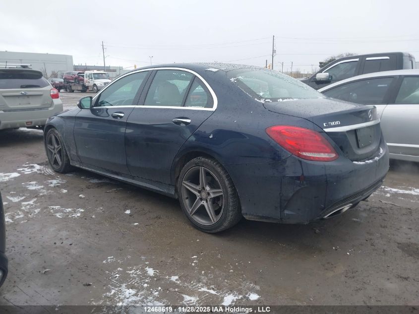 2016 Mercedes-Benz C 300 4Matic VIN: 55SWF4KBXGU163876 Lot: 12468619