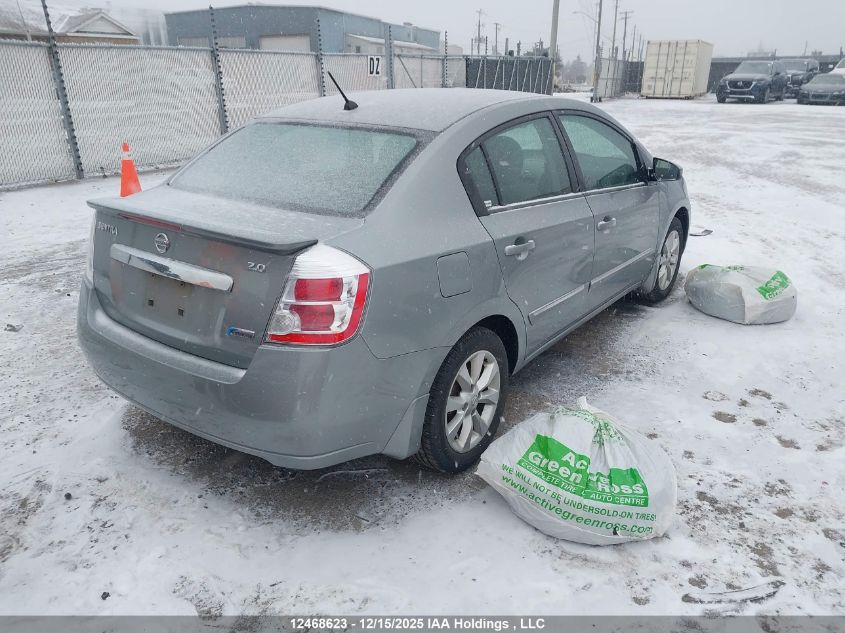 2012 Nissan Sentra 2.0/2.0S/Sr/2.0Sl VIN: 3N1AB6AP4CL612208 Lot: 12468623