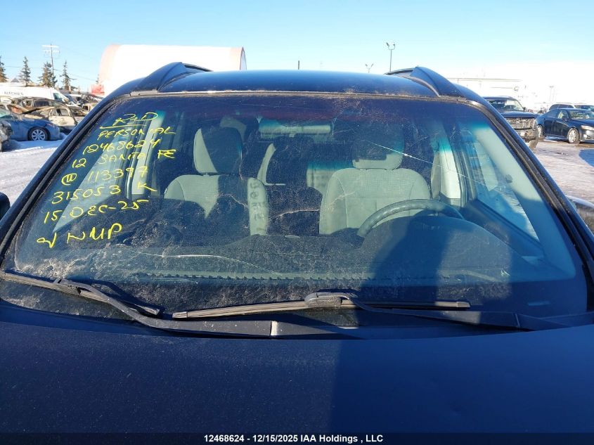 2012 Hyundai Santa Fe Gls VIN: 5XYZGDAG7CG113397 Lot: 12468624