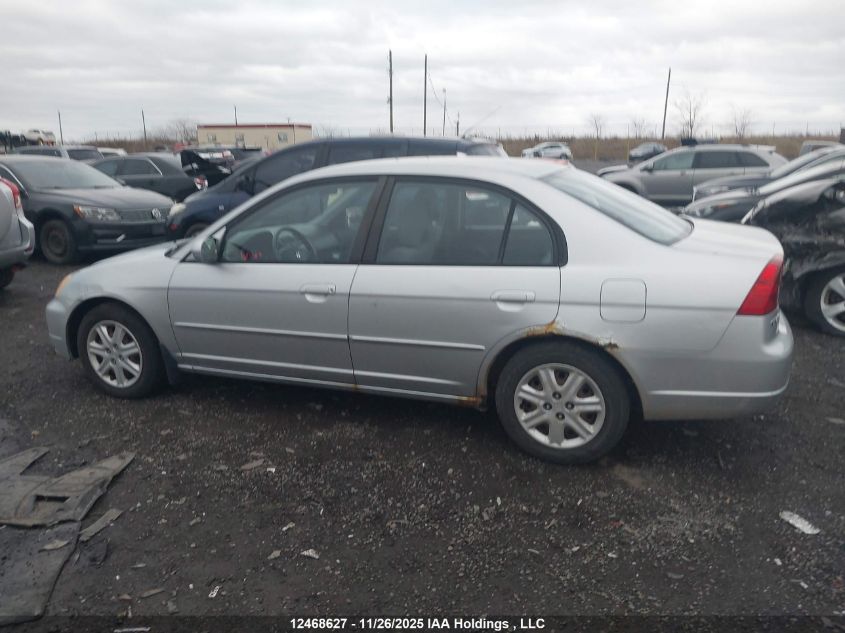 2003 Honda Civic Lx VIN: 2HGES16613H903938 Lot: 12468627