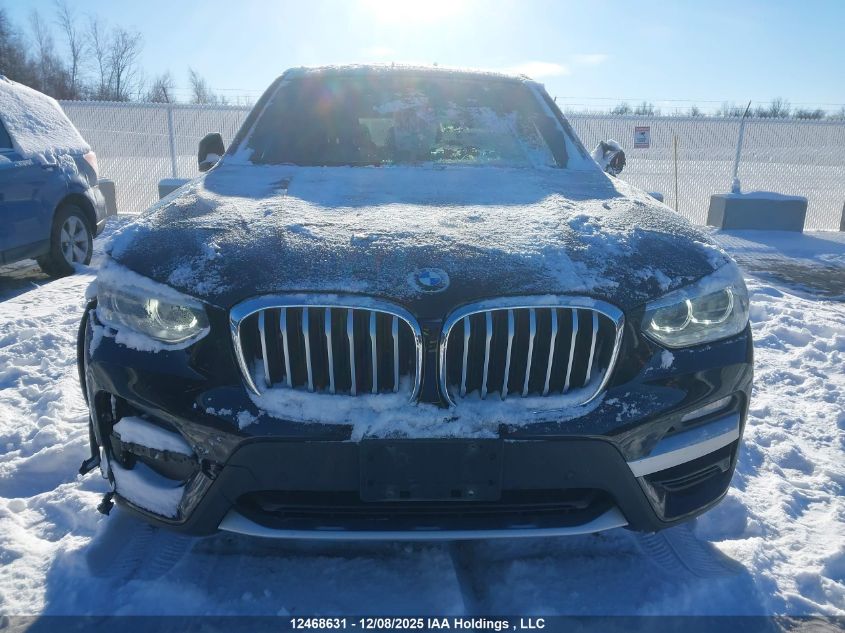 2018 BMW X3 3.0I VIN: 5UXTR9C50JLD62135 Lot: 12468631