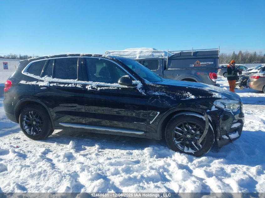 2018 BMW X3 3.0I VIN: 5UXTR9C50JLD62135 Lot: 12468631