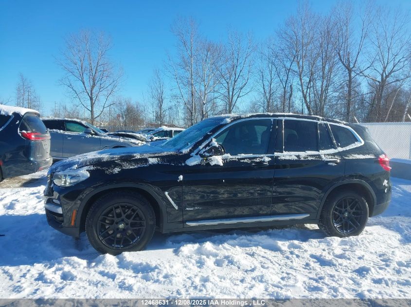 2018 BMW X3 3.0I VIN: 5UXTR9C50JLD62135 Lot: 12468631