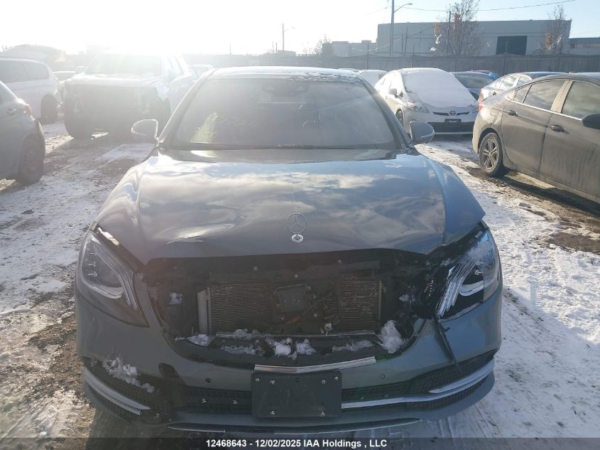 2019 Mercedes-Benz S 560 4Matic VIN: WDDUF8GBXKA494778 Lot: 12468643