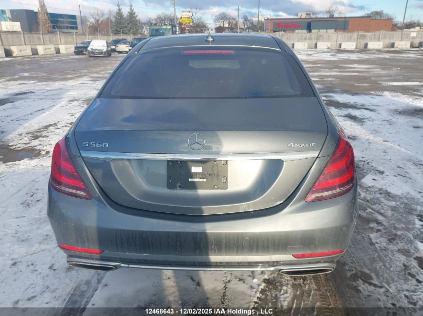 2019 Mercedes-Benz S 560 4Matic VIN: WDDUF8GBXKA494778 Lot: 12468643