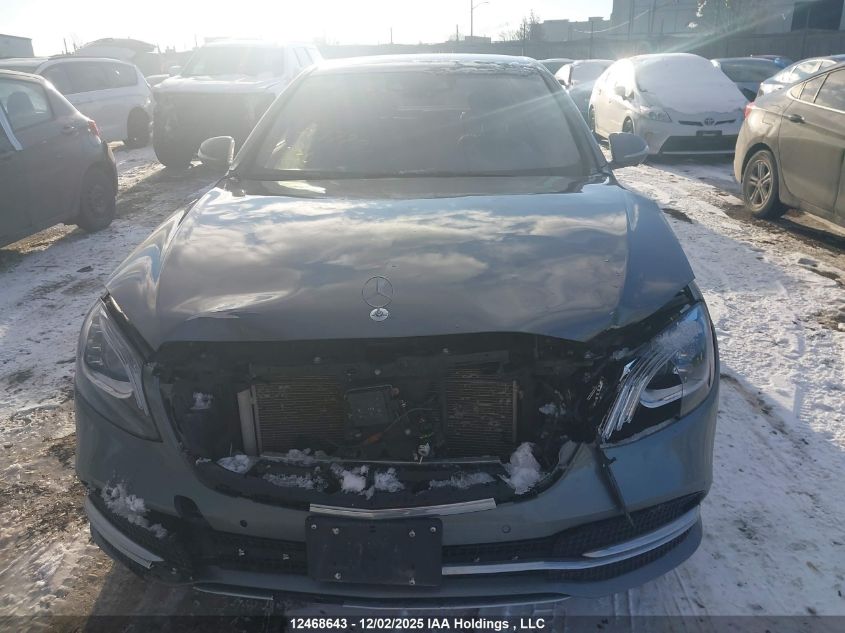 2019 Mercedes-Benz S 560 4Matic VIN: WDDUF8GBXKA494778 Lot: 12468643