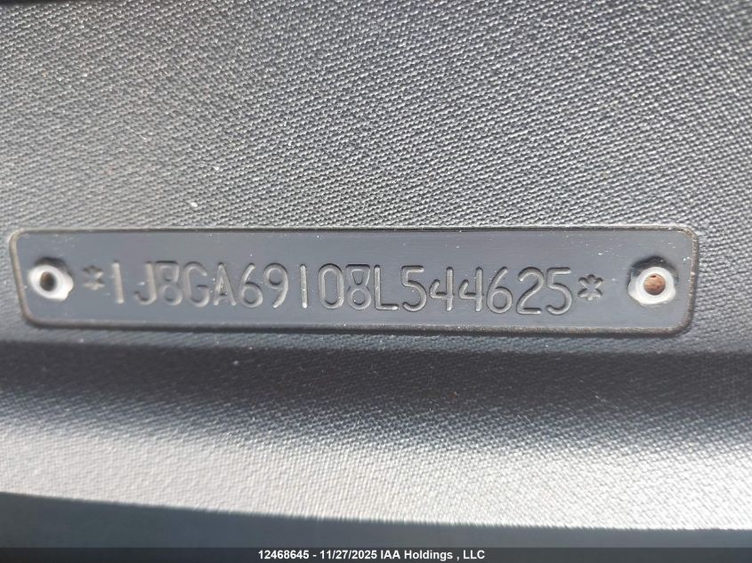 2008 Jeep Wrangler Unlimited Rubicon VIN: 1J8GA69108L544625 Lot: 12468645