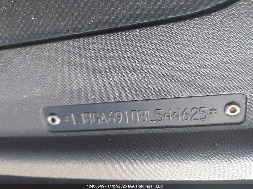 2008 Jeep Wrangler Unlimited Rubicon VIN: 1J8GA69108L544625 Lot: 12468645