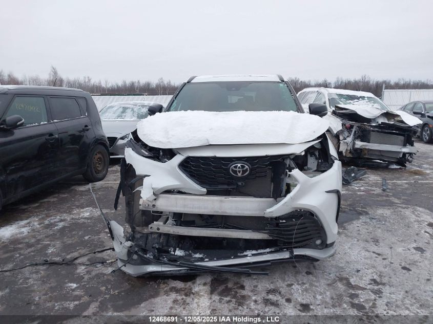 2022 Toyota Highlander Xse VIN: 5TDLZRBH1NS180457 Lot: 12468691