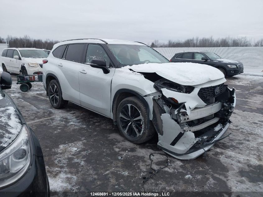 2022 Toyota Highlander Xse VIN: 5TDLZRBH1NS180457 Lot: 12468691