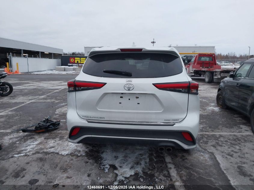 2022 Toyota Highlander Xse VIN: 5TDLZRBH1NS180457 Lot: 12468691