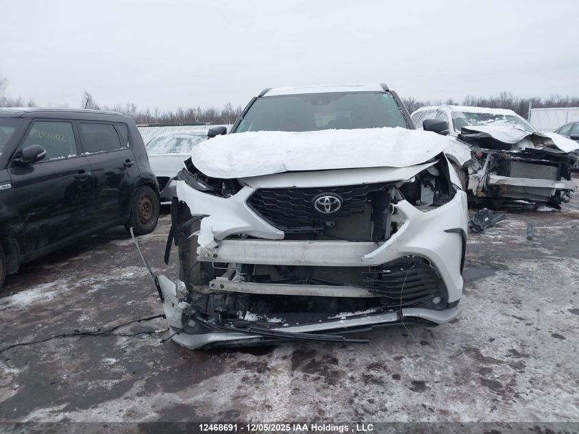 2022 Toyota Highlander Xse VIN: 5TDLZRBH1NS180457 Lot: 12468691