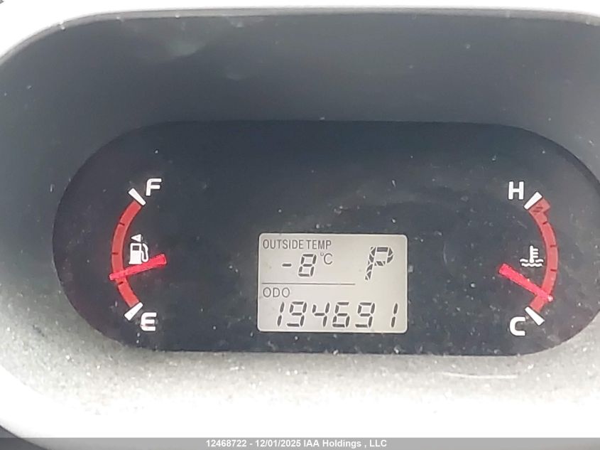 2009 Toyota Matrix Xr VIN: 2T1KE40E49C014726 Lot: 12468722