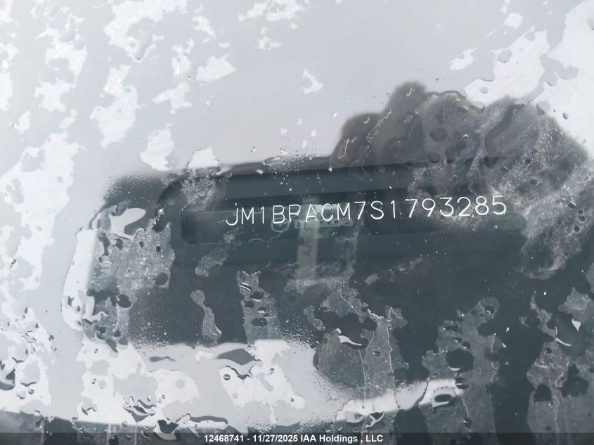 2025 Mazda 3 Preferred VIN: JM1BPACM7S1793285 Lot: 12468741