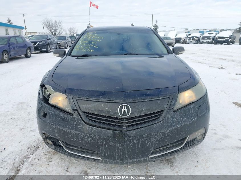2012 Acura Tl Elite VIN: 19UUA9F72CA801181 Lot: 12468782
