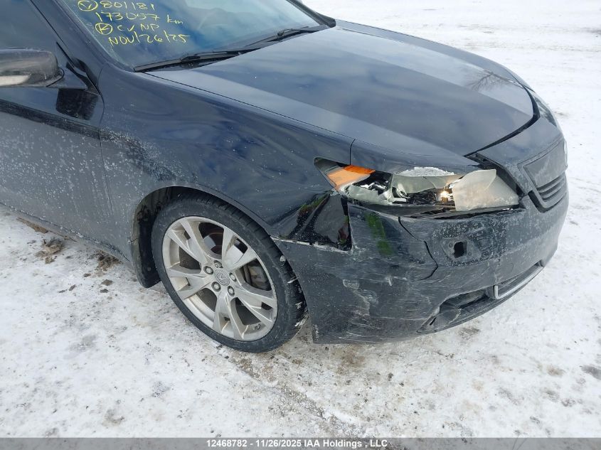 2012 Acura Tl Elite VIN: 19UUA9F72CA801181 Lot: 12468782