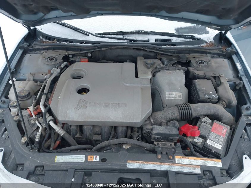 2011 Ford Fusion Hybrid Hybrid VIN: 3FADP0L39BR346897 Lot: 12468840