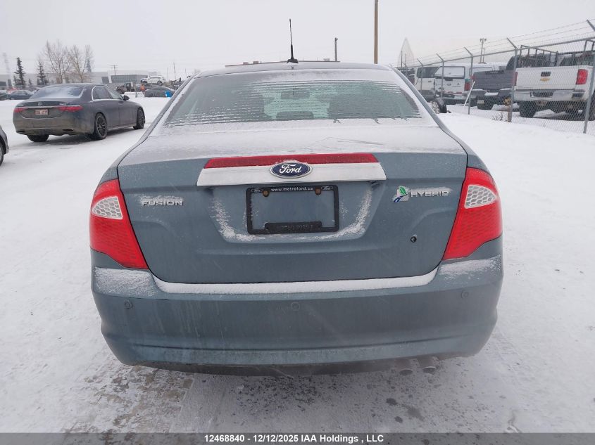 2011 Ford Fusion Hybrid Hybrid VIN: 3FADP0L39BR346897 Lot: 12468840