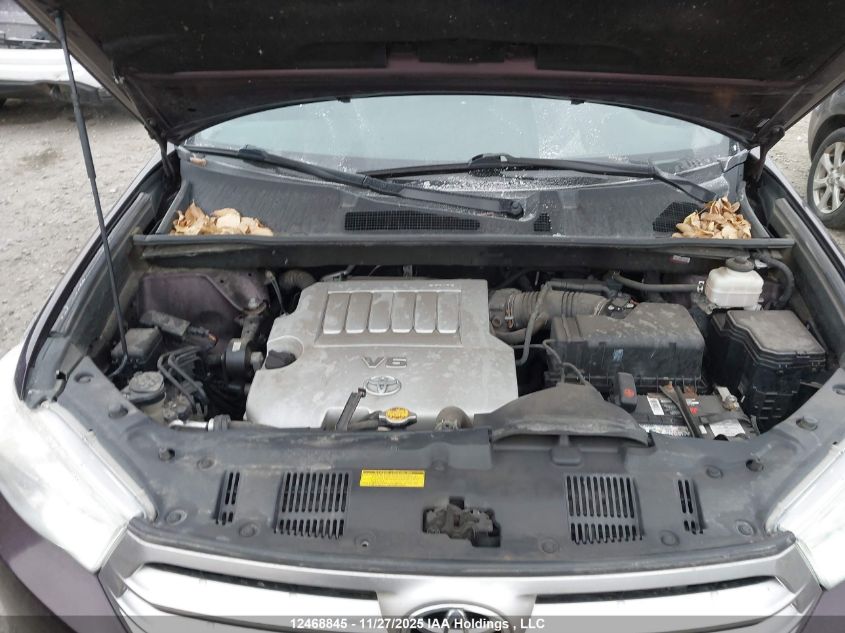 2012 Toyota Highlander Se VIN: 5TDBK3EH6CS114122 Lot: 12468845