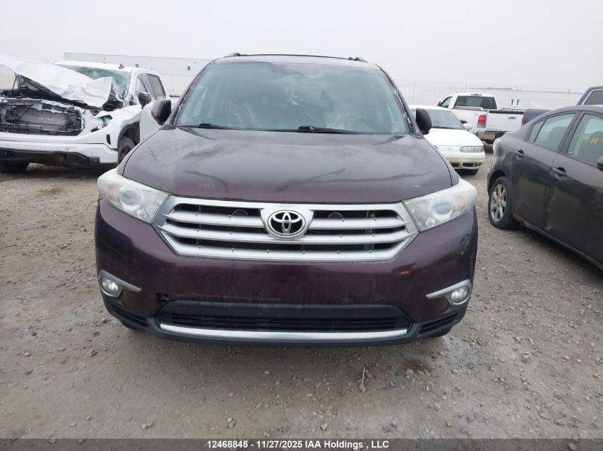 2012 Toyota Highlander Se VIN: 5TDBK3EH6CS114122 Lot: 12468845