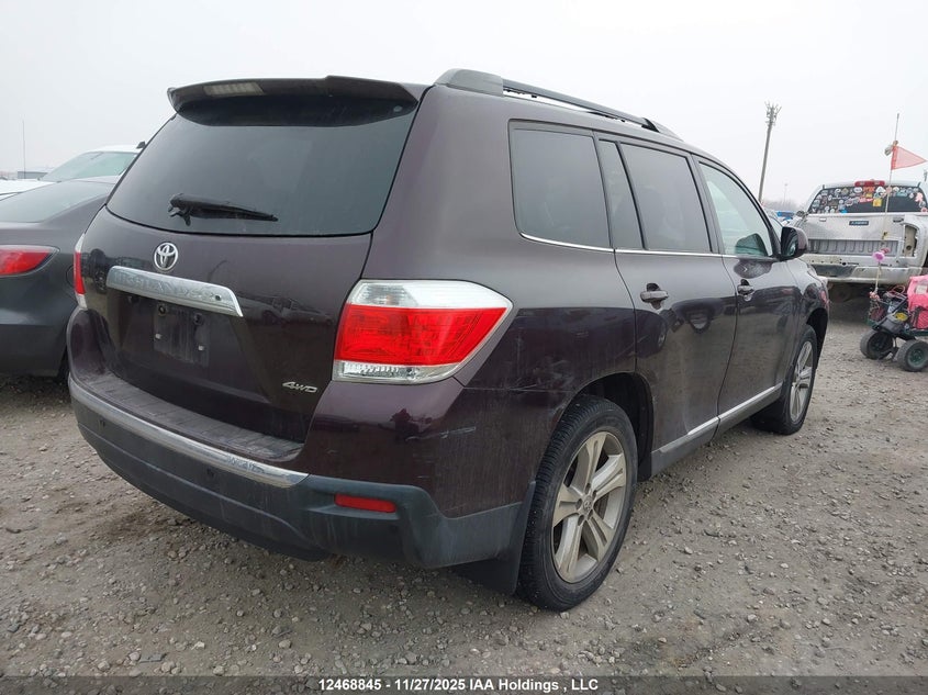 5TDBK3EH6CS114122 2012 TOYOTA HIGHLANDER photo no. 4