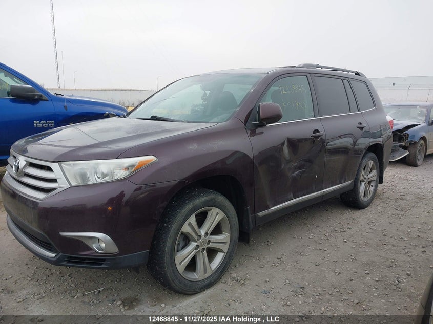 2012 Toyota Highlander Se VIN: 5TDBK3EH6CS114122 Lot: 12468845