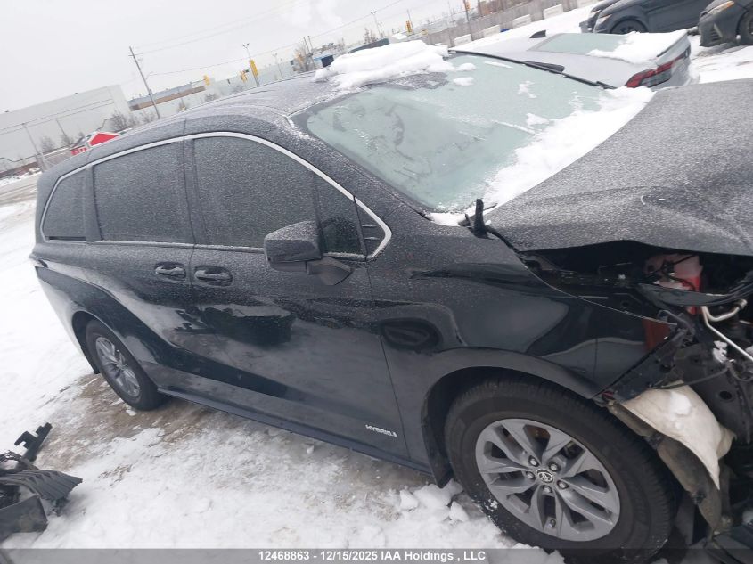 2021 Toyota Sienna Le 8-Passenger VIN: 5TDGSKFC3MS034491 Lot: 12468863