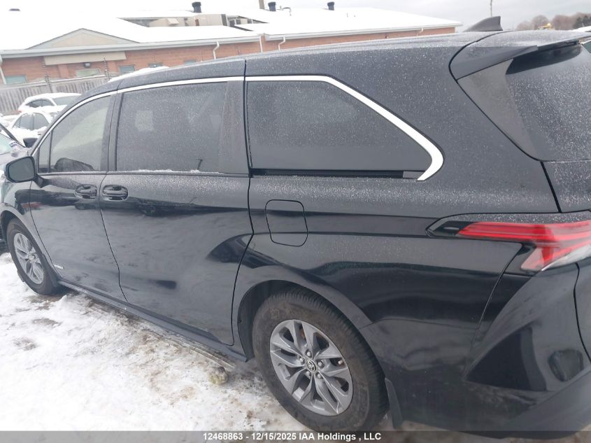 2021 Toyota Sienna Le 8-Passenger VIN: 5TDGSKFC3MS034491 Lot: 12468863