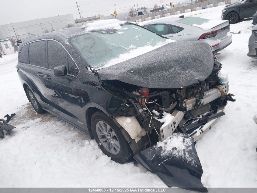 2021 Toyota Sienna Le 8-Passenger VIN: 5TDGSKFC3MS034491 Lot: 12468863