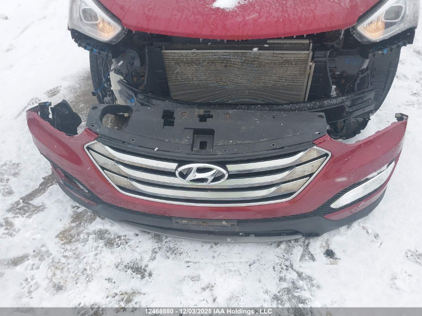 2016 Hyundai Santa Fe VIN: 5XYZUDLB9GG343569 Lot: 12468880