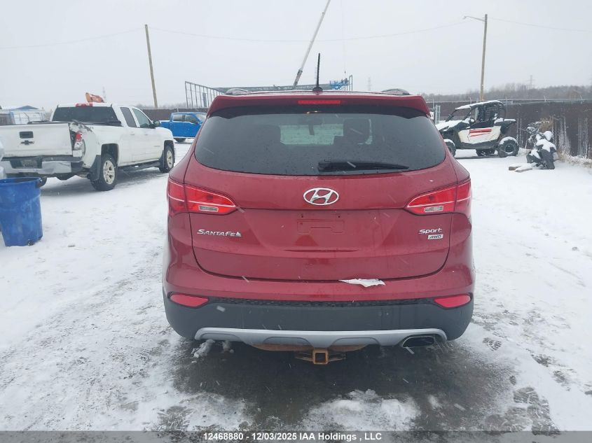 2016 Hyundai Santa Fe VIN: 5XYZUDLB9GG343569 Lot: 12468880