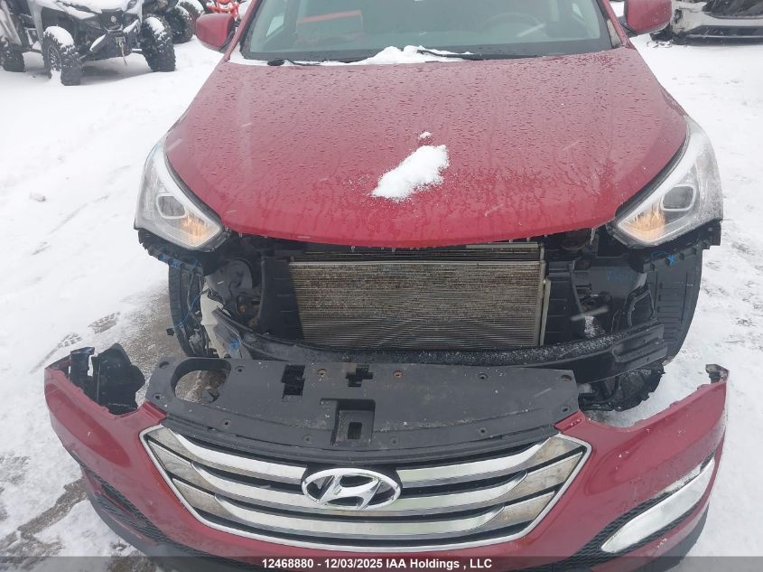 2016 Hyundai Santa Fe VIN: 5XYZUDLB9GG343569 Lot: 12468880